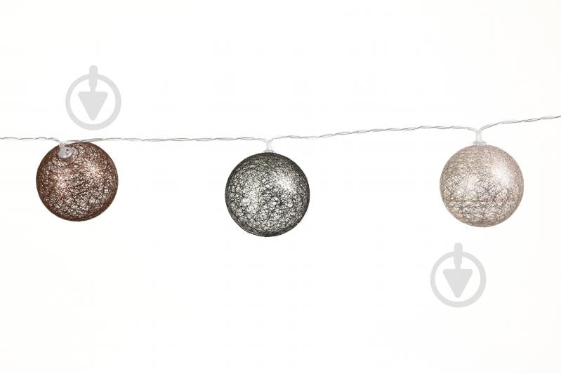 Электрогирлянда линейная Koopman Шарики встроенный светодиод (LED) 10 ламп 1,5 м (AMZ000520) - фото 3 Электрогирлянда линейная Koopman Шарики встроенный светодиод (LED) 10 ламп 1,5 м (AMZ000520) - фото 3