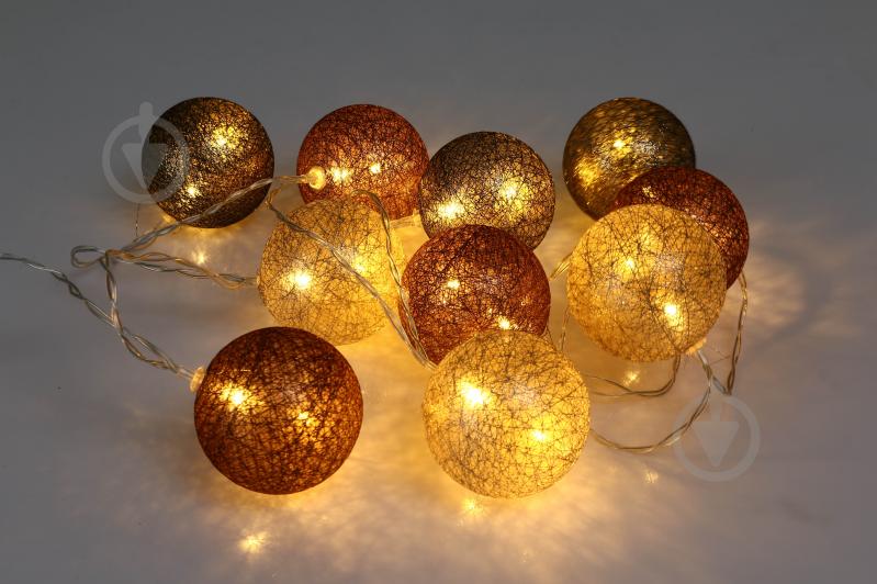 Электрогирлянда линейная Koopman Шарики встроенный светодиод (LED) 10 ламп 1,5 м (AMZ000520) - фото 1 Электрогирлянда линейная Koopman Шарики встроенный светодиод (LED) 10 ламп 1,5 м (AMZ000520) - фото 1