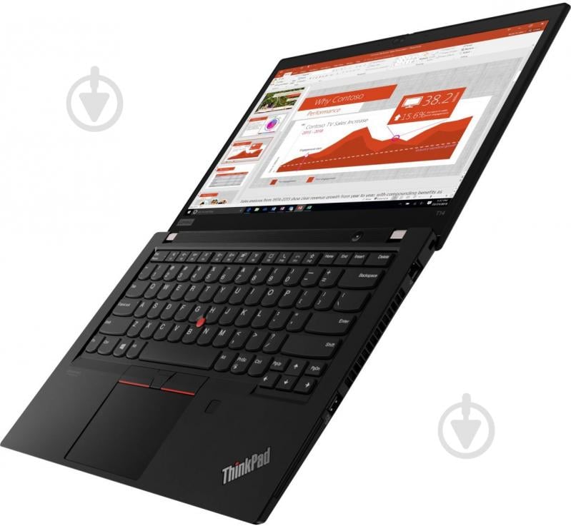 Ноутбук Lenovo ThinkPad T14 14" (20W1S7UB00) black - фото 6