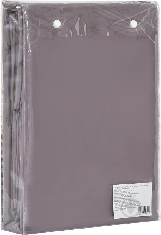 Простынь на резинке Solid 180x200 см сиреневый La Nuit - фото 4