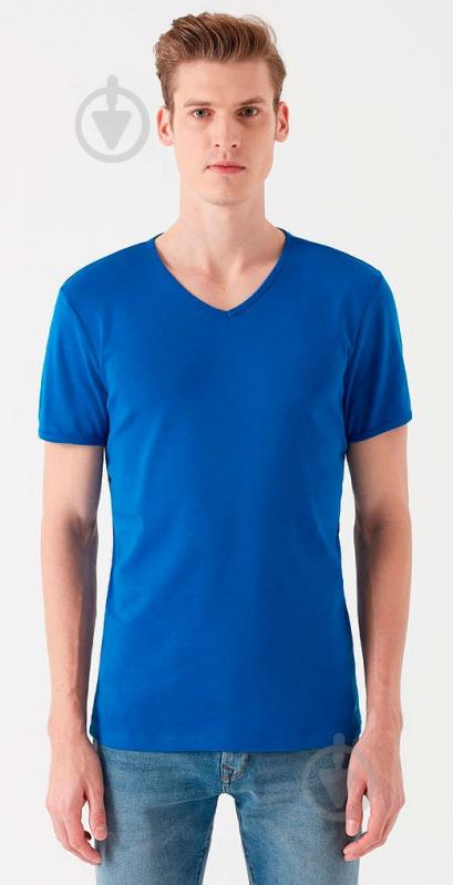 Футболка Mavi V NECK TEE 063748-30718 р.2XL синий - фото 1