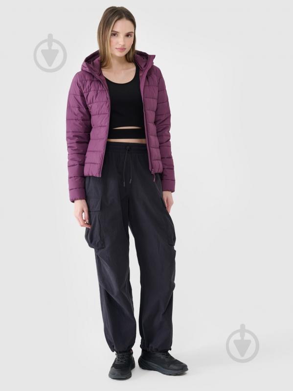 Куртка женская демисезонная 4F DOWN JACKET F534 4FWSS25TDJAF534-50S р.XL фиолетовая - фото 2