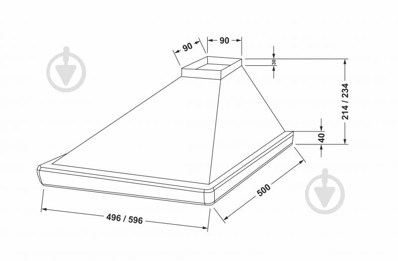 Вытяжка Jantar PASSAT 420 LED 60 BR - фото 8 Вытяжка Jantar PASSAT 420 LED 60 BR - фото 8