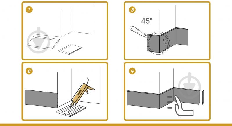Плинтус PVC Vilo™ Sempla 705 белый 65x14x2400 мм - фото 4 Плинтус PVC Vilo™ Sempla 705 белый 65x14x2400 мм - фото 4