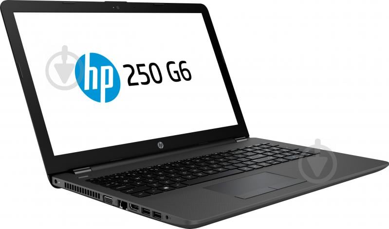 Ноутбук HP 250 G6 15.6" (4LT41ES) dark ash - фото 2