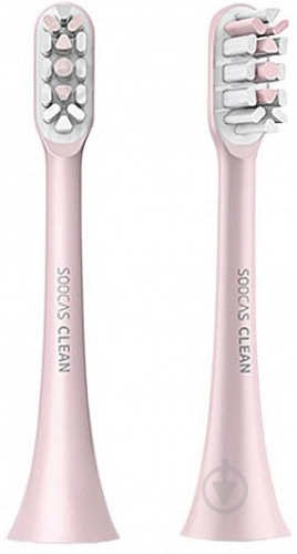 Насадки для электрической зубной щетки Xiaomi Soocas General Toothbrush Head Pink - фото 1