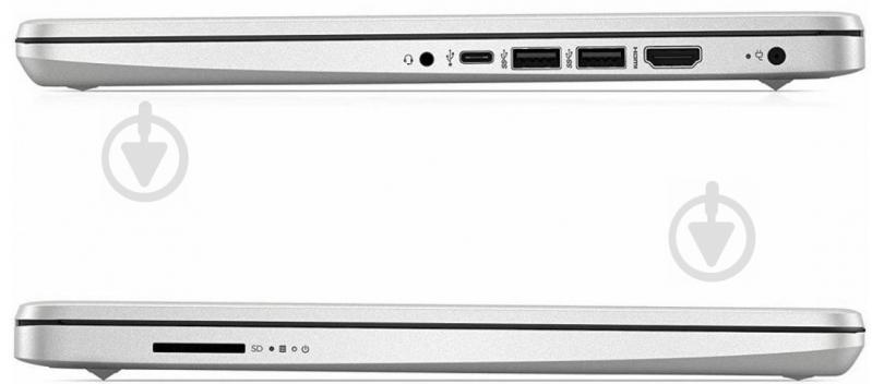 Ноутбук HP 14s-fq0048ur 14 (24C61EA) silver - фото 4