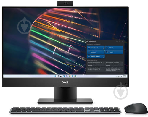 Моноблок Dell Optiplex 5400 23,8 (N003O5400AIO_UBU) black - фото 1