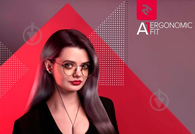 Наушники 2E 2E-IEA1RD red - фото 2
