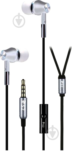 Навушники 2E 2E-IES2SL silver - фото 1