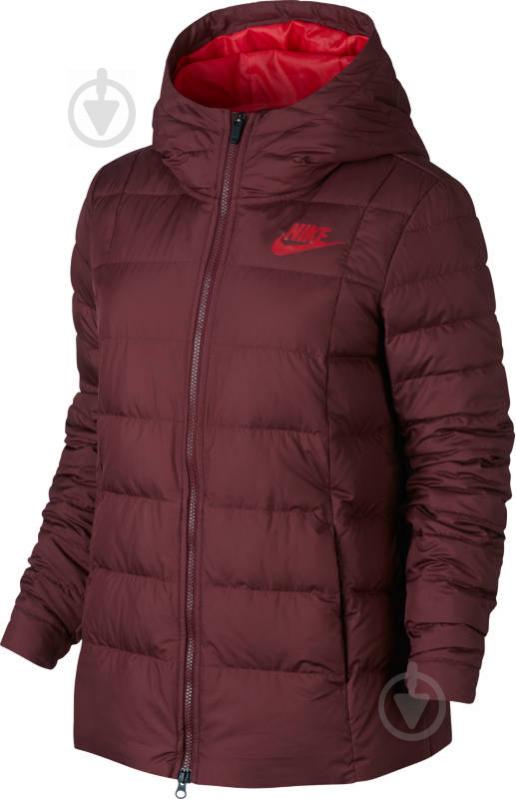 Пуховик жіночий зимовий Nike W NSW DWN FILL JKT HD 854862-619 р.L червоний - фото 1