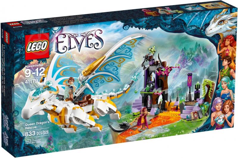 Конструктор LEGO Elves Спасение Королевы драконов 41179 - фото 1