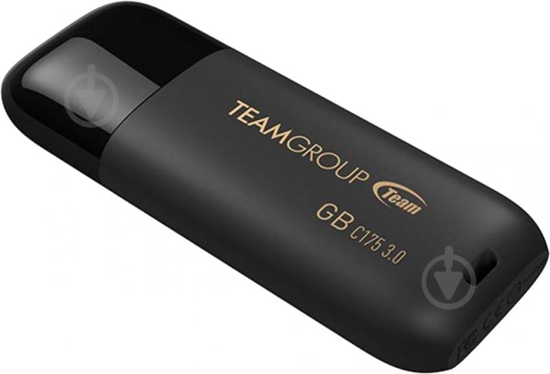 Флеш-пам'ять USB Team C175 128 ГБ USB 3.1 GEN 1 black (TC1753128GB01) - фото 1