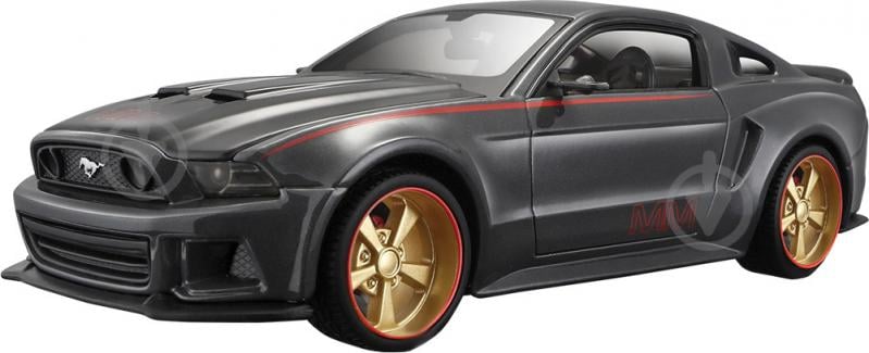 Автомодель Maisto 1:24 Ford Mustang Street Racer 32502 met. grey - фото 1