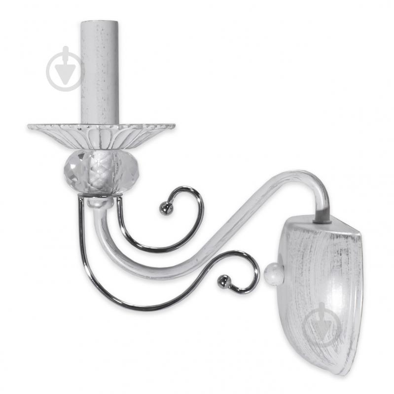 Бра Hopfen Main CR-WT 1x60 Вт E14 белый - фото 2