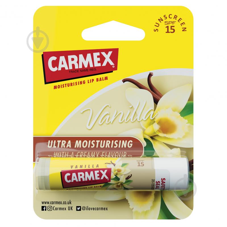 Бальзам для губ Carmex со вкусом ванили 4,25 г - фото 1