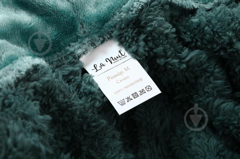 Халат мужской La Nuit с капюшоном Basel р. L зеленый - фото 7 Халат мужской La Nuit с капюшоном Basel р. L зеленый - фото 7