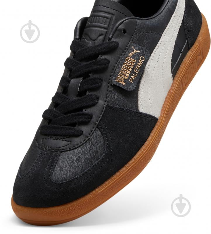 Кроссовки мужские демисезонные Puma PALERMO LTH 39646403 р.44 черные - фото 4