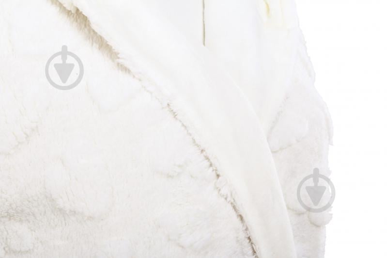 Набор La Nuit халат женский с капюшоном и носками Geneve р. S айвори - фото 6