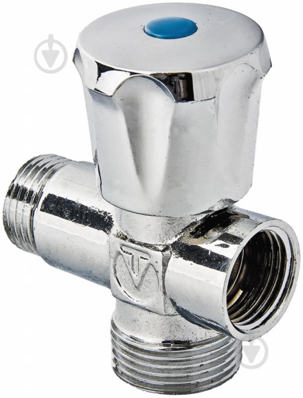 ᐉ Вентиль-трійник Valtec побутовий 1/2"х3/4"х1/2" VT.255.N.04 • Краща ...