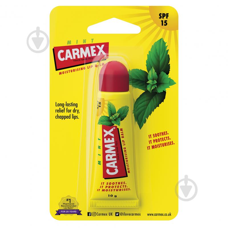 Бальзам для губ Carmex со вкусом мяты 10 г - фото 1