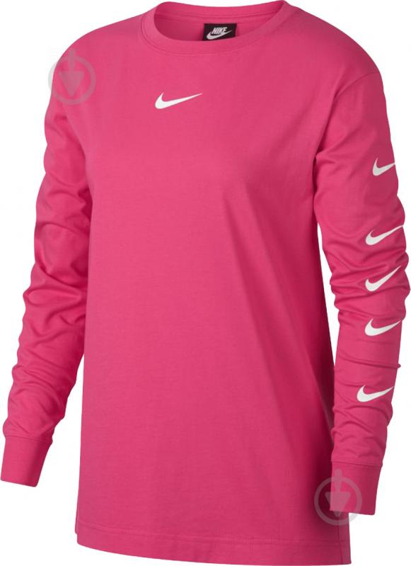 Футболка Nike W NSW SWSH TOP LS AO2275-674 р.M розовый - фото 1