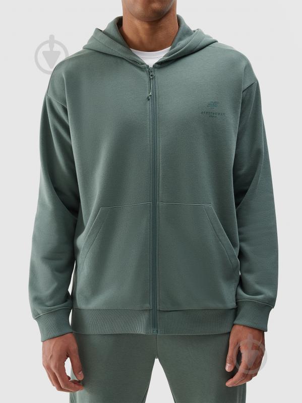 Джемпер 4F SWEATSHIRT M1011 4FWSS24TSWSM1011-43S р.L зелений - фото 5