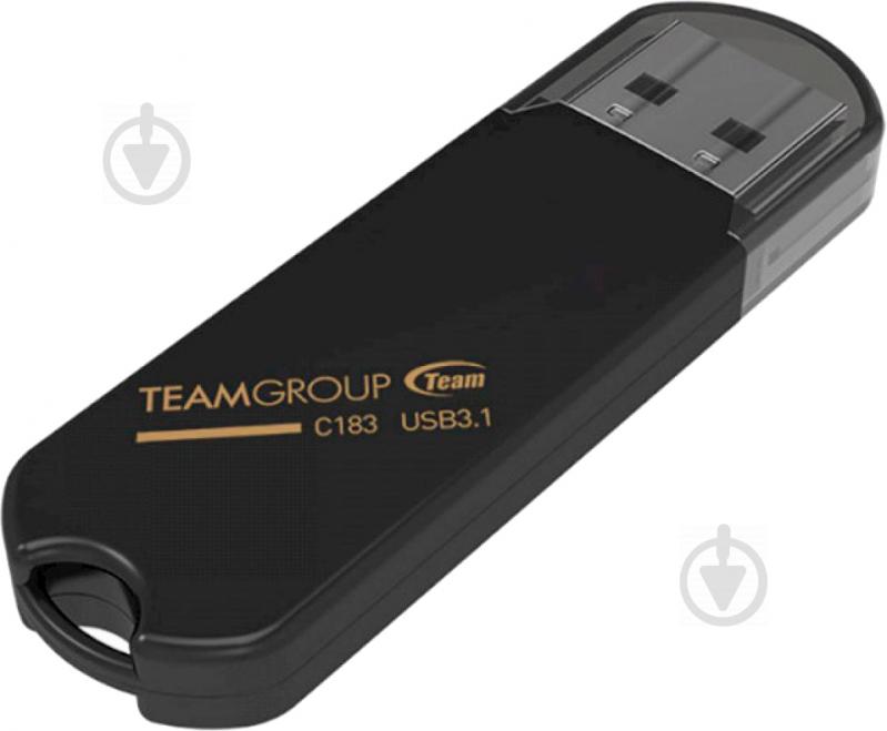 Флеш-память USB Team C183 16 ГБ USB 3.1 GEN 1 black (TC183316GB01) - фото 2