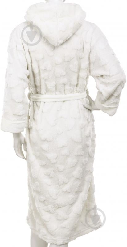 Набір La Nuit халат жіночий з капюшоном і шкарпетками Geneve р. M айворі - фото 7 Набір La Nuit халат жіночий з капюшоном і шкарпетками Geneve р. M айворі - фото 7