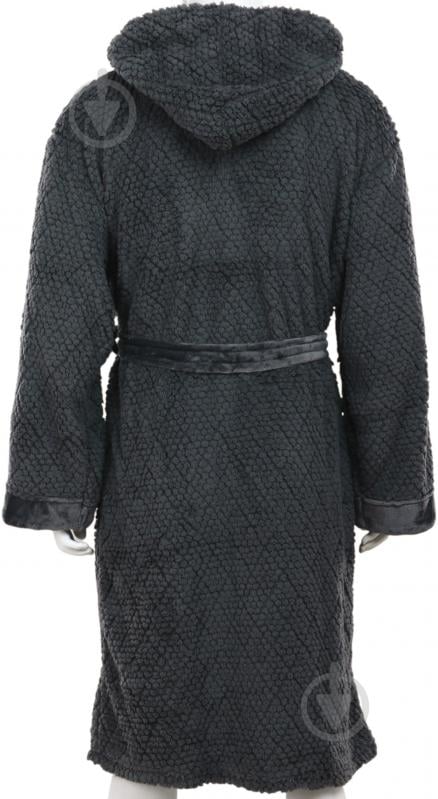 Набір La Nuit халат чоловічий з капюшоном і шкарпетками Bern р. 2XL сірий - фото 7 Набір La Nuit халат чоловічий з капюшоном і шкарпетками Bern р. 2XL сірий - фото 7