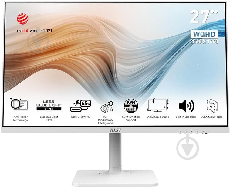 Монитор MSI Modern MD272QPW Matte White 27" (9S6-3PB19H-023) - фото 1