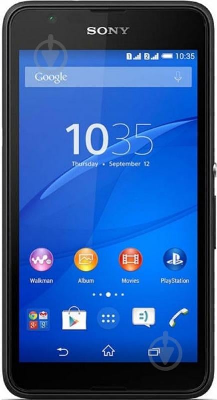 Смартфон Sony Xperia E4 E2115 Dual Sim 1/8GB black - фото 1