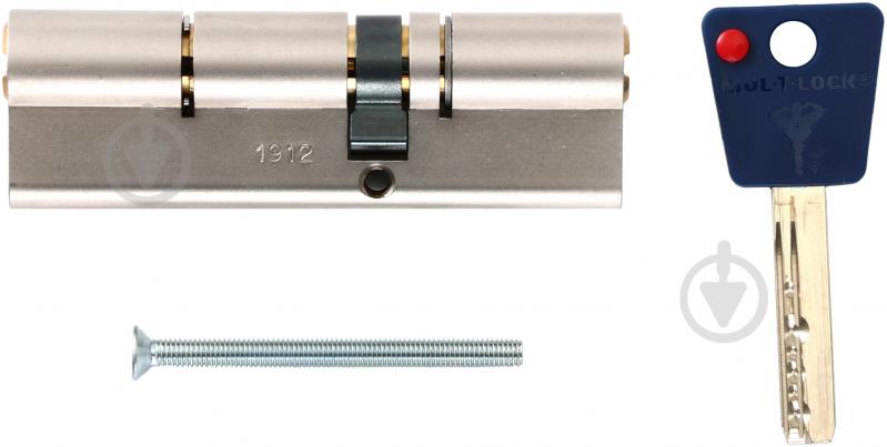 Циліндр Mul-T-Lock 7х7 40x60 ключ-ключ 100 мм нікель - фото 2 Циліндр Mul-T-Lock 7х7 40x60 ключ-ключ 100 мм нікель - фото 2