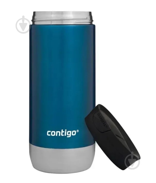 Термокухоль Contigo Huron 2.0 470 мл бірюзовий (2205183) - фото 2