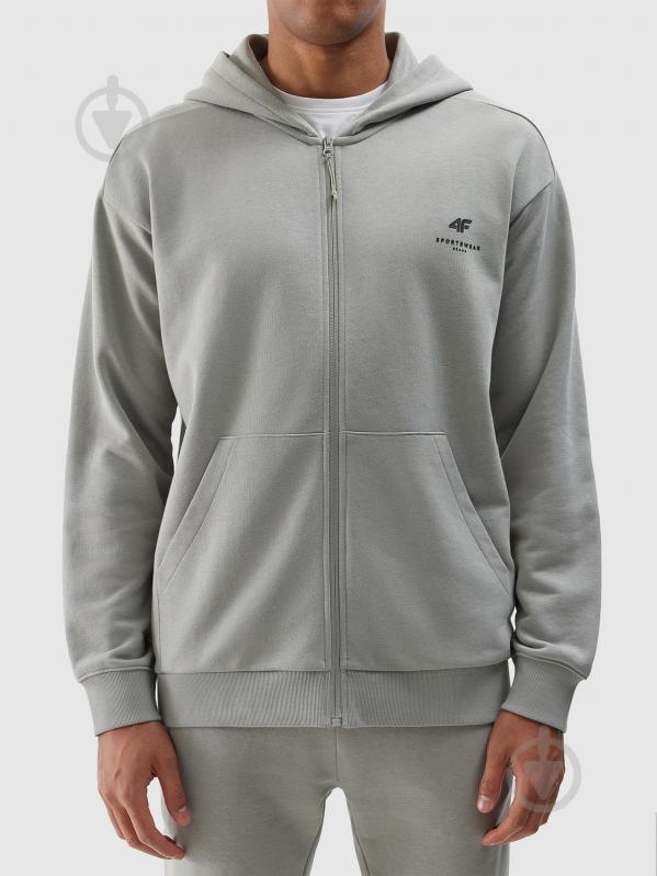 Джемпер 4F SWEATSHIRT M1011 4FWSS24TSWSM1011-25S р.S сірий - фото 5