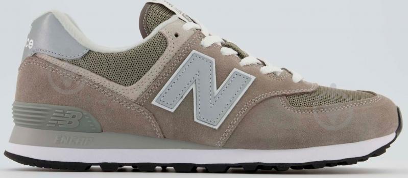 Кроссовки мужские демисезонные New Balance ML574EGG р.46,5 серые - фото 1