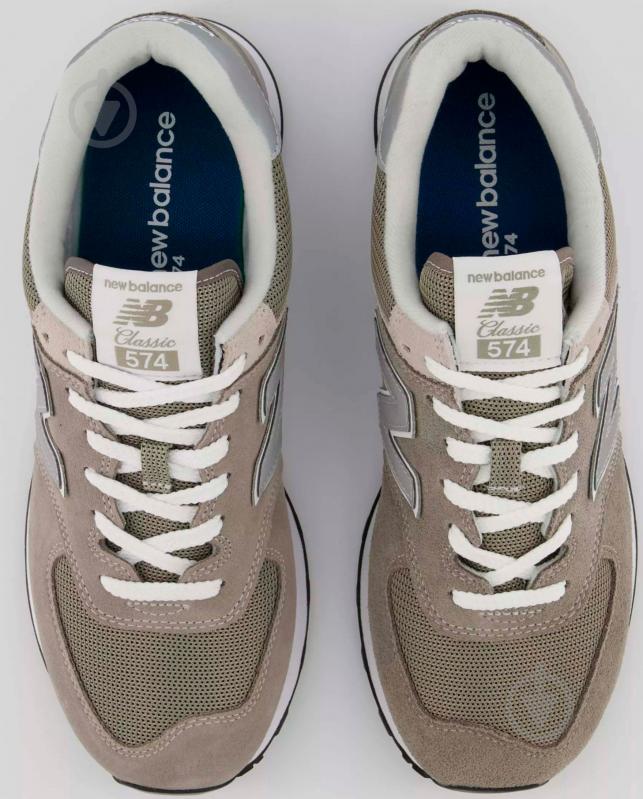 Кроссовки мужские демисезонные New Balance ML574EGG р.46,5 серые - фото 4