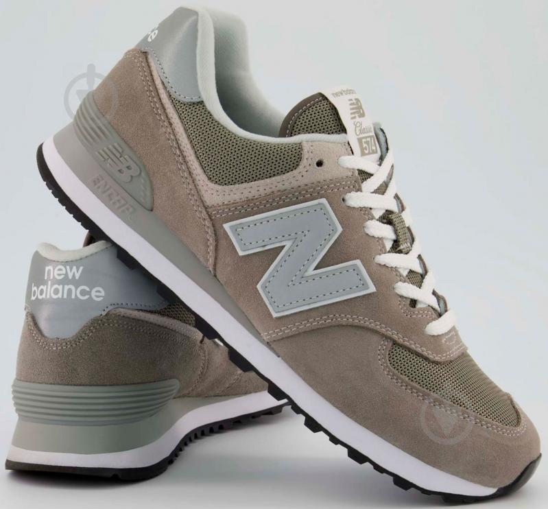 Кроссовки мужские демисезонные New Balance ML574EGG р.46,5 серые - фото 6