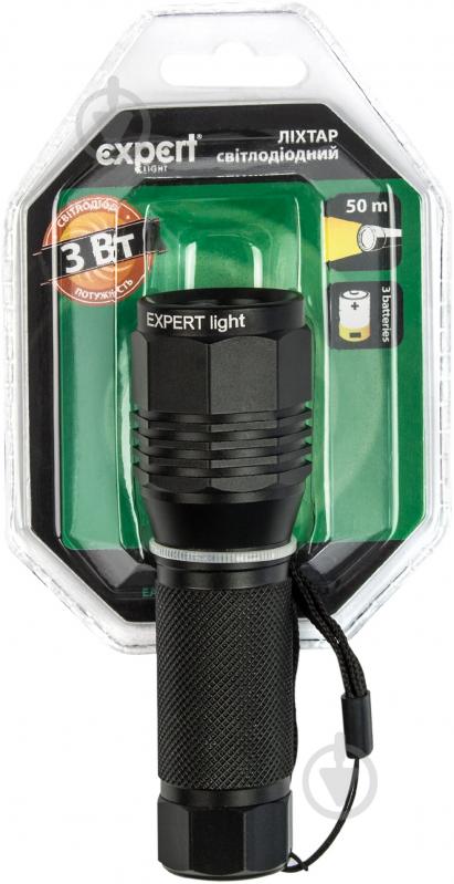 Ліхтар Expert light EAx-FL1009-1LED чорний - фото 2