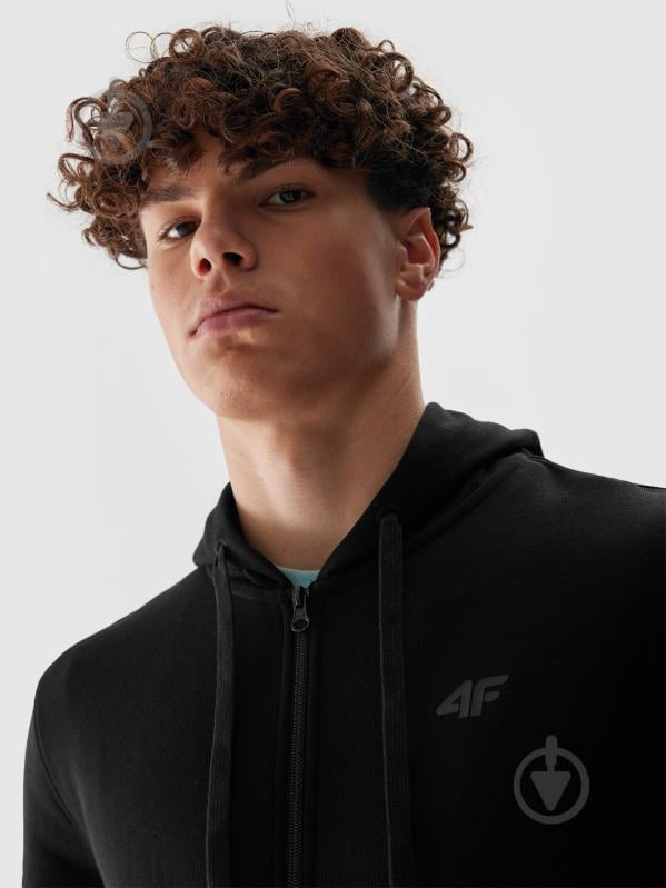 Джемпер 4F SWEATSHIRT M0951 4FWSS24TSWSM0951-20S р.M чорний - фото 2