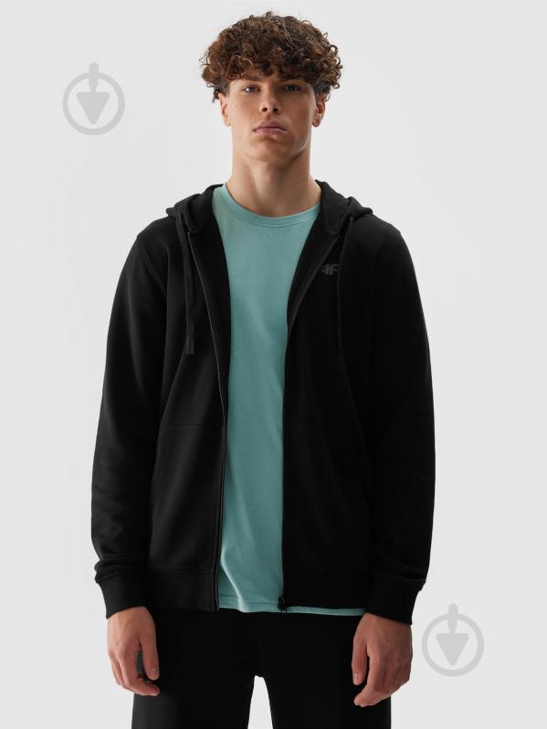 Джемпер 4F SWEATSHIRT M0951 4FWSS24TSWSM0951-20S р.M чорний - фото 4
