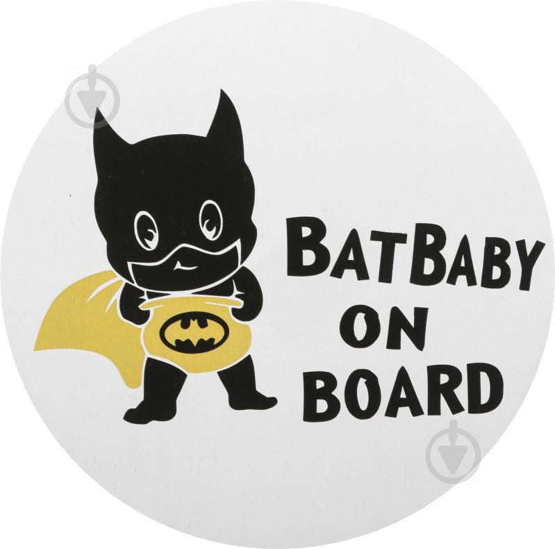 Наліпка TERRAPLUS BatBaby on board - фото 1