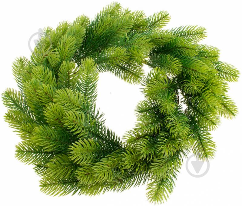 Вінок новорічний d450 мм HJW09-45 - фото 1 Вінок новорічний d450 мм HJW09-45 - фото 1
