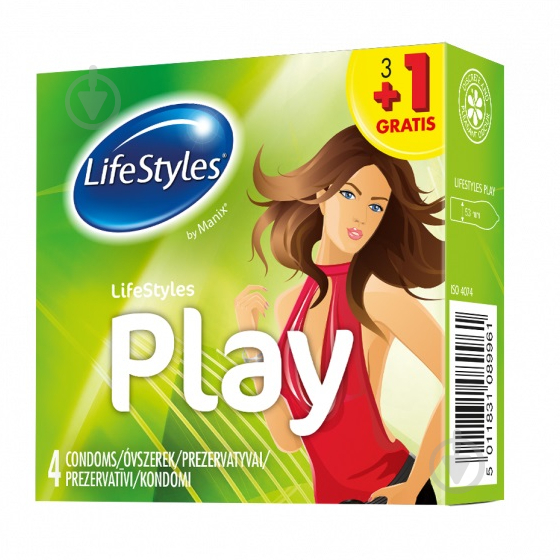 Презервативы LifeStyles Play 4 шт. - фото 1