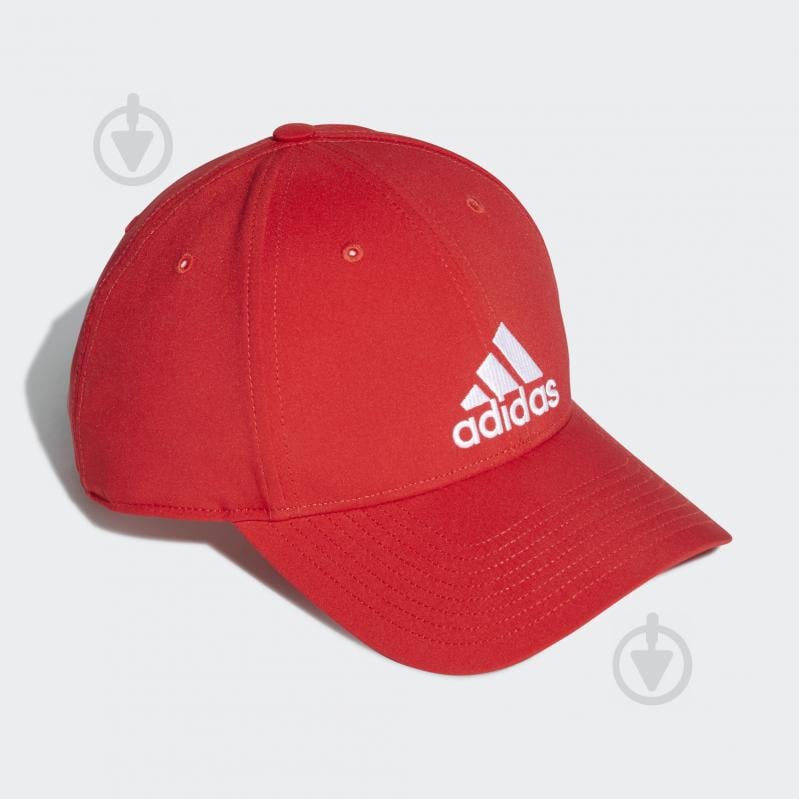 Кепка Adidas 6PCAP LTWGT EMB DT8556 OSFM красный - фото 3