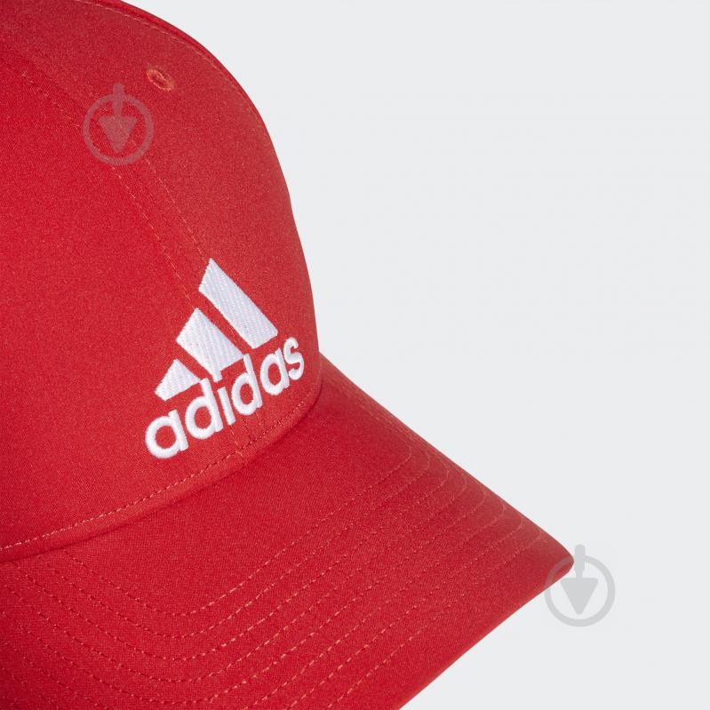 Кепка Adidas 6PCAP LTWGT EMB DT8556 OSFM червоний - фото 6