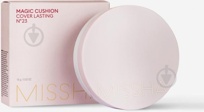 Крем тональний MISSHA Magic Cushion Cover Lasting SPF 50+ PA+++ №21 15 мл - фото 3