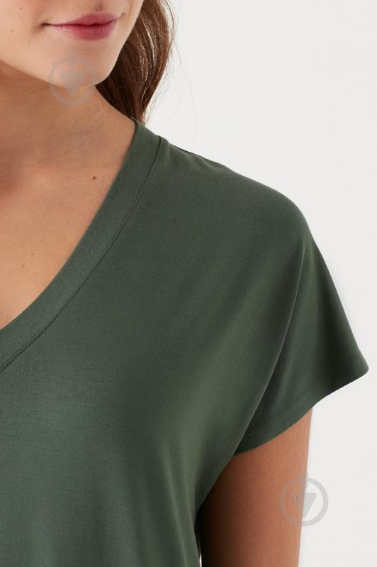 Футболка Mavi BASIC V NECK TOP 167714-30730 р.M зеленый - фото 4