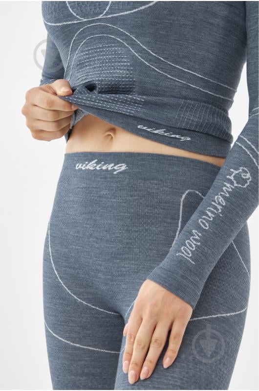 Комплект термобелья Viking UNDERWEAR LANA PRO MERINO (LADY SET) 500/22/5757/08 р.M серый - фото 6