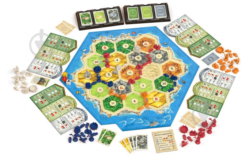 Гра настільна ROZUM CATAN: Міста й лицарі R104UA - фото 4 Гра настільна ROZUM CATAN: Міста й лицарі R104UA - фото 4